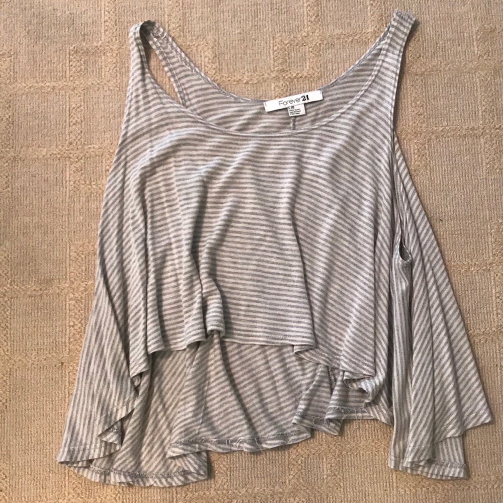Forever 21 stripe crop top